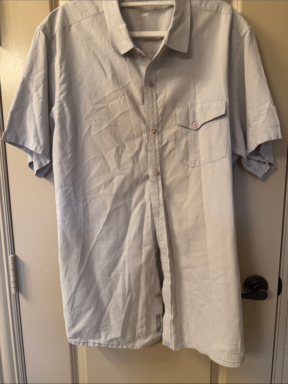 Horny Toad Light grey Short-Sleeve Button-Up Shirt